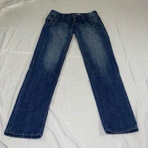 Dollhouse Women's Blue Straight Leg Jeans
